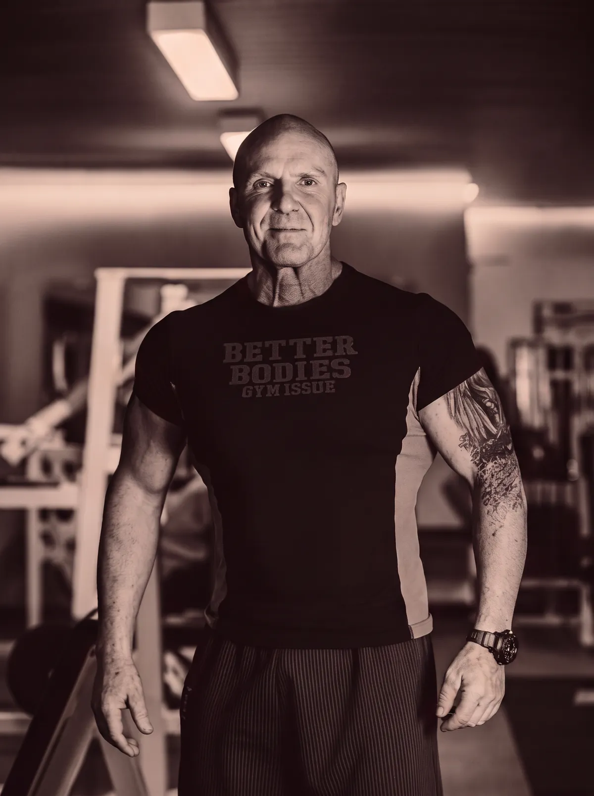 Hagen Anton heute auf der Trainingsfläche seines Studios in Kirn