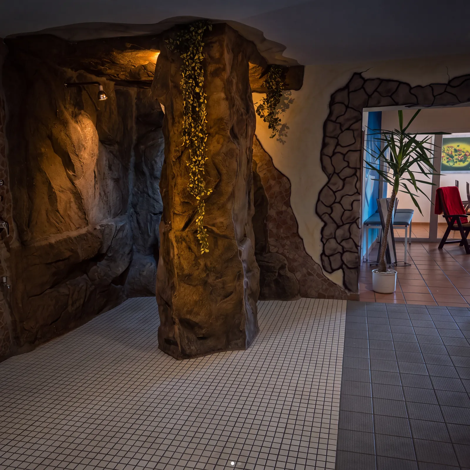 Ruhebereich im Wellnessbereich des Studios